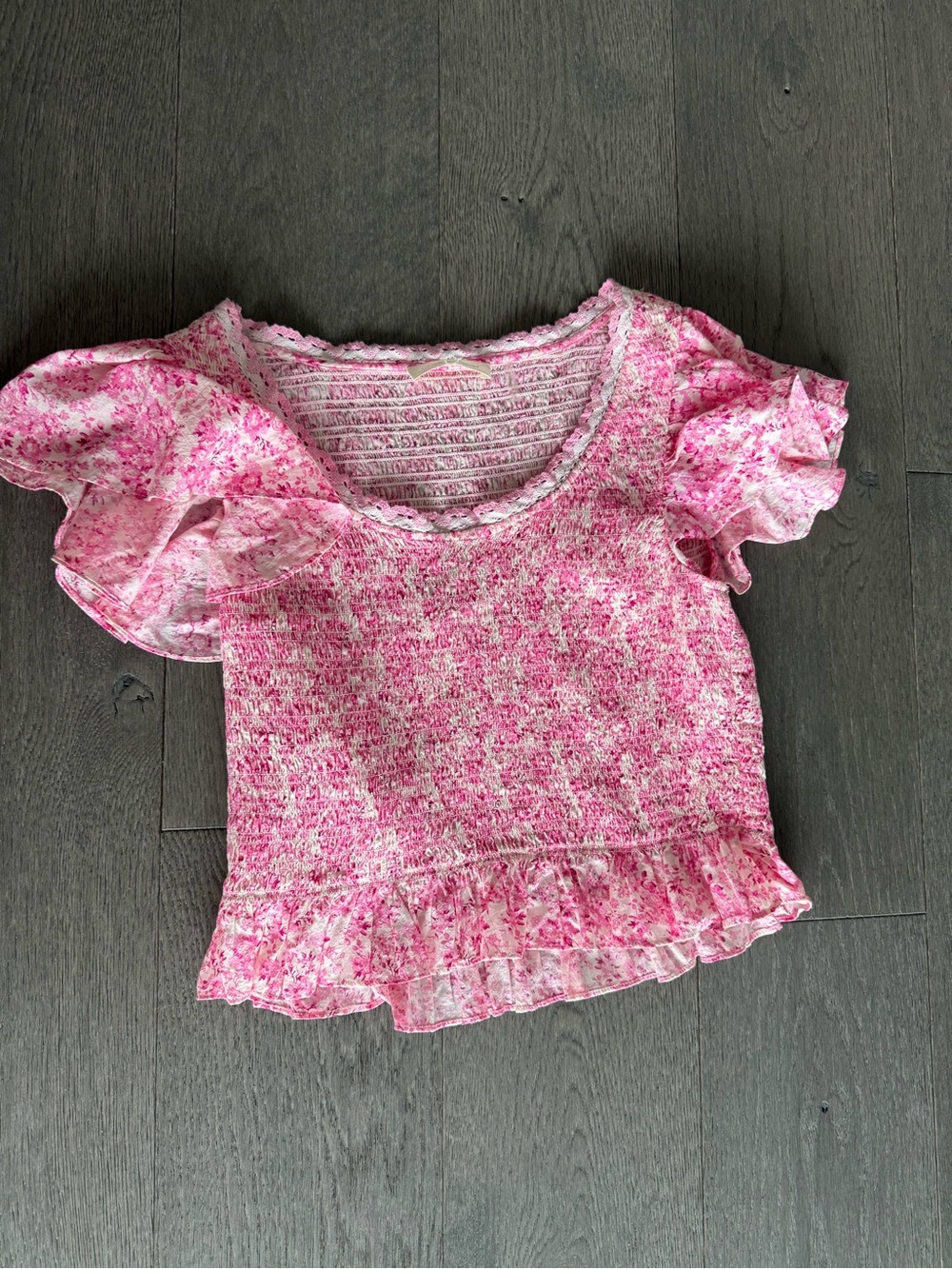 LoveShackFancy Milta cotton top